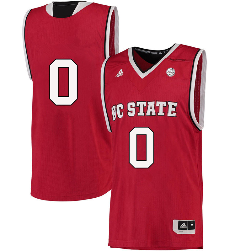 Men #0 Abdul-Malik Abu NC State Wolfpack College Basketball Jerseys-Red - Click Image to Close